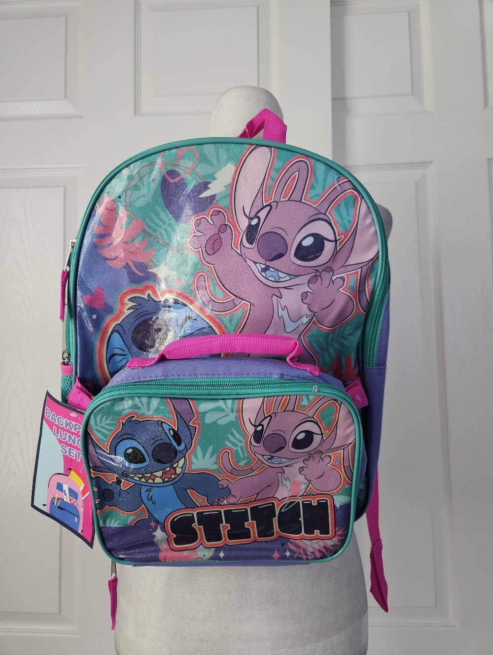 STITCH NWT Backpack Lunch Set